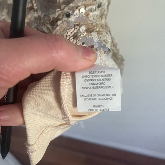 Sequin Heart Sheath Dress - Picture 11 of 14